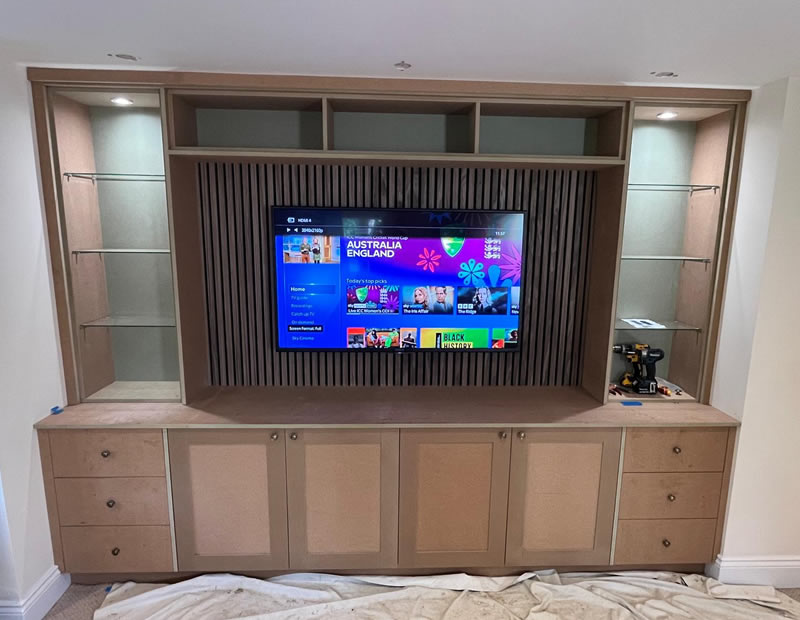 bespoke Media Walls Hertfordshire & Buckinghamshire