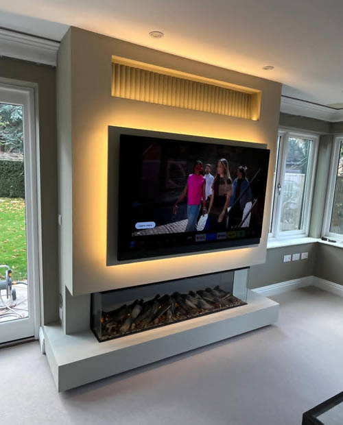 bespoke Media Walls Hertfordshire & Buckinghamshire